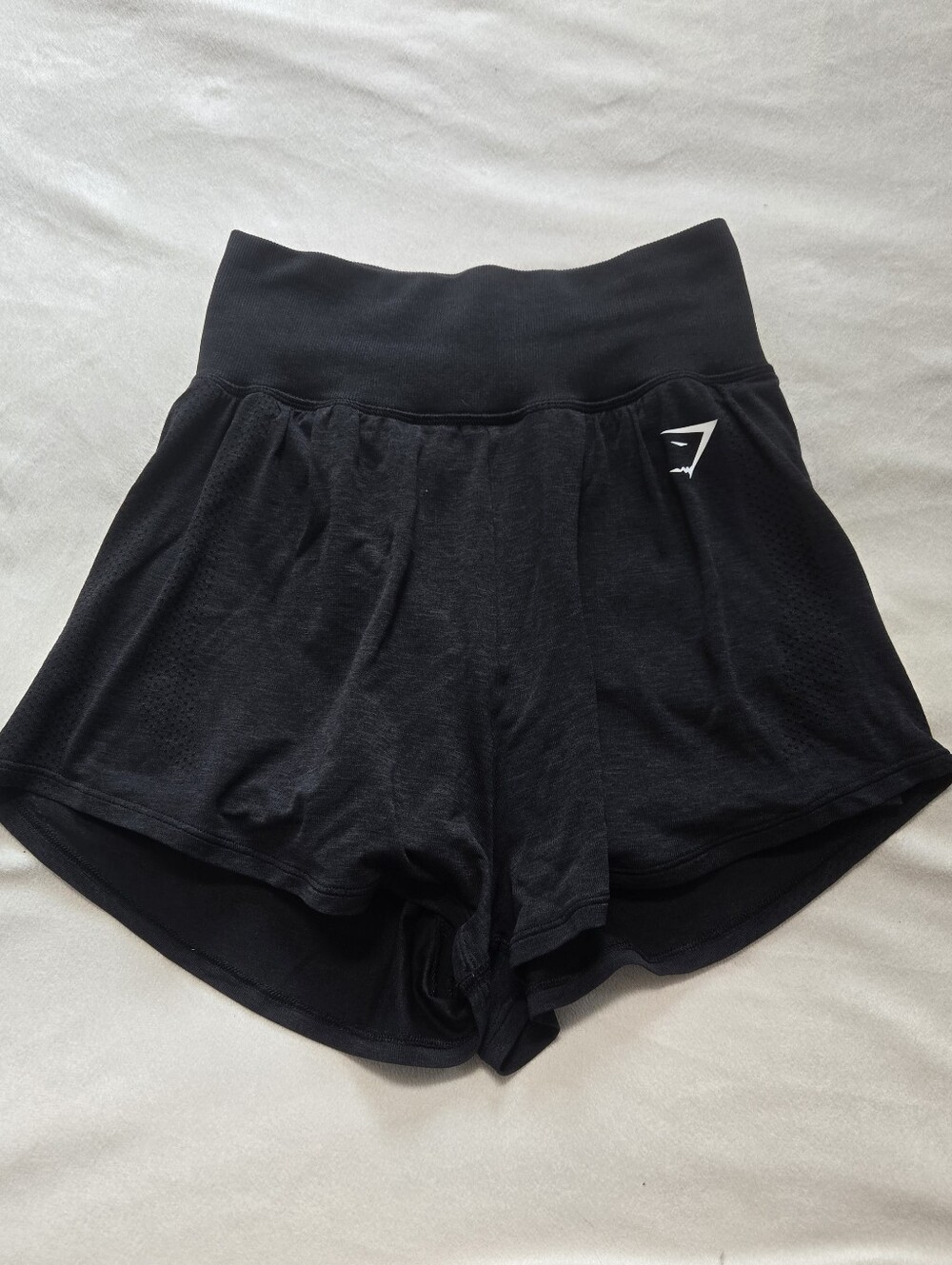 Gymshark Vital Seamless 2-in-1 Shorts Black Size XS